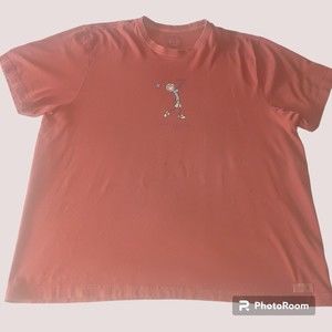 Life Is Good Men's Short Sleeve T-Shirt Size XXL Golf 100% Cotton Rust